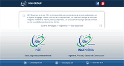 Desktop Screenshot of ighgroup.com